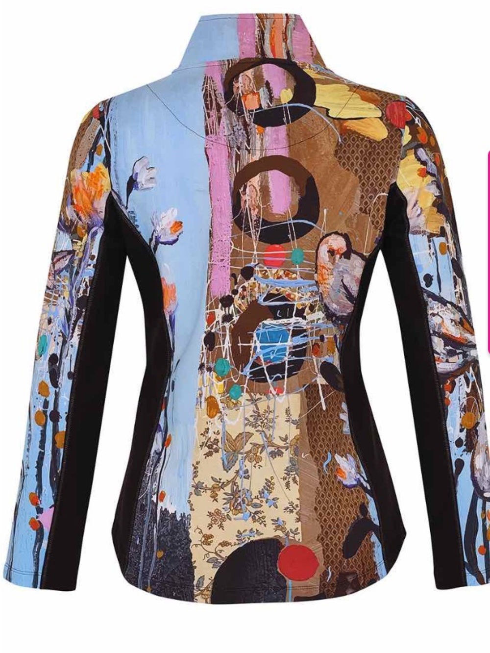 Simply Art by Dolcezza jacket featuring "Stripar" art design by Randi Antonsen S